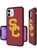 USC Trojans Logo Solid iPhone 11 Bumper Phone Cover
