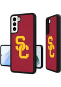 USC Trojans Logo Solid Galaxy S21 Bumper Phone Cover