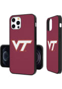 Virginia Tech Hokies Logo Solid iPhone 12 / 12 Pro Bumper Phone Cover