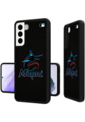 Miami Marlins Solid Galaxy S21 Plus Bumper Phone Cover