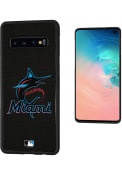Miami Marlins Solid Galaxy S10 Bumper Phone Cover