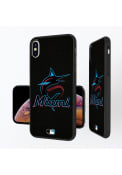 Miami Marlins Solid iPhone XS Max Bumper Phone Cover
