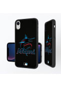 Miami Marlins Solid iPhone XR Bumper Phone Cover
