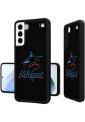 Miami Marlins Solid Galaxy S21 Bumper Phone Cover