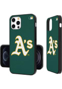 Oakland Athletics Solid iPhone 12 / 12 Pro Bumper Phone Cover