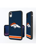 Denver Broncos Stripe iPhone XR Bumper Phone Cover
