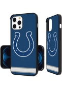 Indianapolis Colts Stripe iPhone 12 Pro Max Bumper Phone Cover