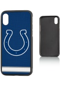 Indianapolis Colts Stripe iPhone X / XS Bumper Phone Cover