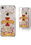 Iowa State Cyclones iPhone 7 / 8 / SE Clear Glitter Phone Cover