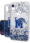 Memphis Tigers iPhone XR Clear Glitter Phone Cover