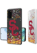 USC Trojans Galaxy S20 Clear Slim Glitter Phone Cover