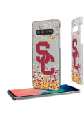 USC Trojans Galaxy S10 Plus Clear Slim Glitter Phone Cover