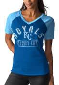 Kansas City Royals Womens Blue Ace T-Shirt