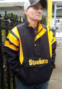 Pittsburgh Steelers Starter Impact Pullover Jackets - Black