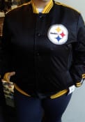 Pittsburgh Steelers Starter First Rounder Medium Weight Jacket - Black