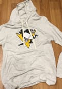 Pittsburgh Penguins Womens Pre-Game Hooded Sweatshirt - Oatmeal