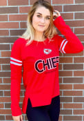 Kansas City Chiefs Womens Free Agent Scoop Neck T-Shirt - Red
