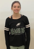 Philadelphia Eagles Womens Free Agent Scoop Neck T-Shirt - Black