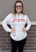Cleveland Indians Womens Pre-Game Hooded Sweatshirt - Grey