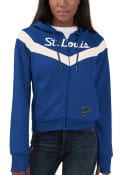 St Louis Blues Womens Perfect Game Full Zip Jacket - Blue