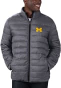 Michigan Wolverines Yard Line Heavyweight Jacket - Charcoal