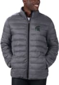 Michigan State Spartans Yard Line Heavyweight Jacket - Charcoal