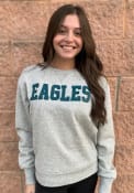Philadelphia Eagles Womens MVP Crew Sweatshirt - Grey