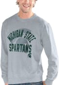 Michigan State Spartans MVP Crew Sweatshirt - Grey