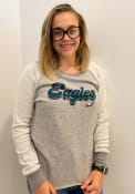 Philadelphia Eagles Womens Gridiron Crew Sweatshirt - Grey