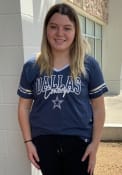 Dallas Cowboys Womens Onside T-Shirt - Navy Blue