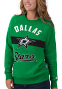 Dallas Stars Womens Set Back Crew Sweatshirt - Green
