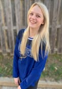 St Louis Blues Womens Direct Snap T-Shirt - Blue