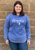 Kansas City Royals Womens Vintage Crew Sweatshirt - Blue