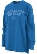 Kansas City Royals Womens Melange T-Shirt - Blue