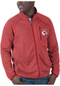 Kansas City Chiefs Bonded Poly Microfleece Light Weight Jacket - Red