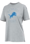 Detroit Lions Womens Melange T-Shirt - Grey