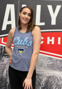 Chicago Cubs Womens Playoff Tank Top - Blue