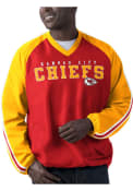 Kansas City Chiefs V-Neck Pullover Pullover Jackets - Red