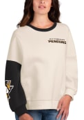 Pittsburgh Penguins Womens Interception Crew Sweatshirt - White