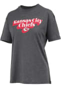 Kansas City Chiefs Womens Melange T-Shirt - Black