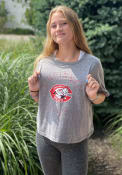 Cincinnati Reds Womens Knobi T-Shirt - Grey
