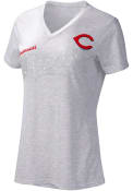 Cincinnati Reds Womens Ace T-Shirt - Oatmeal