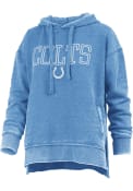Indianapolis Colts Womens Vintage Hooded Sweatshirt - Blue