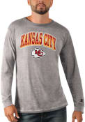 Kansas City Chiefs Starter Arch Name T Shirt - Grey