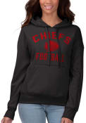 Kansas City Chiefs Womens Game Day Hooded Sweatshirt - Black