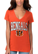 Cincinnati Bengals Womens Fair Catch T-Shirt - Orange