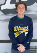 St Louis Blues Starter Fleece Crew Sweatshirt - Blue
