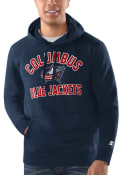 Columbus Blue Jackets Starter Classic Hooded Sweatshirt - Navy Blue
