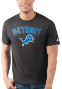 Detroit Lions Starter ARCH NAME T Shirt - Black