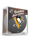 Pittsburgh Penguins 4 Pack Puck Coaster